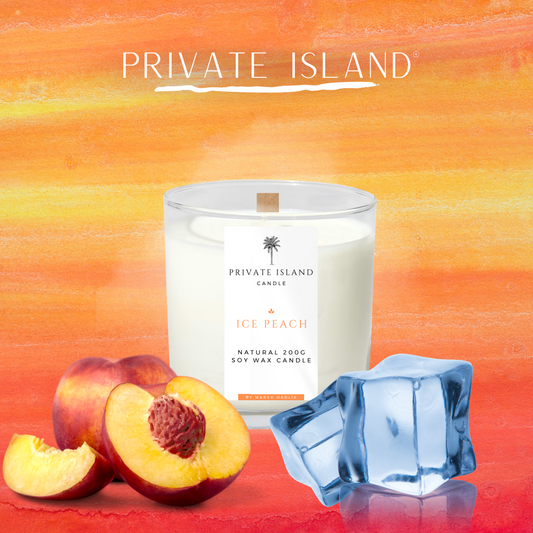 Private Island Svíčka - Ice Peach
